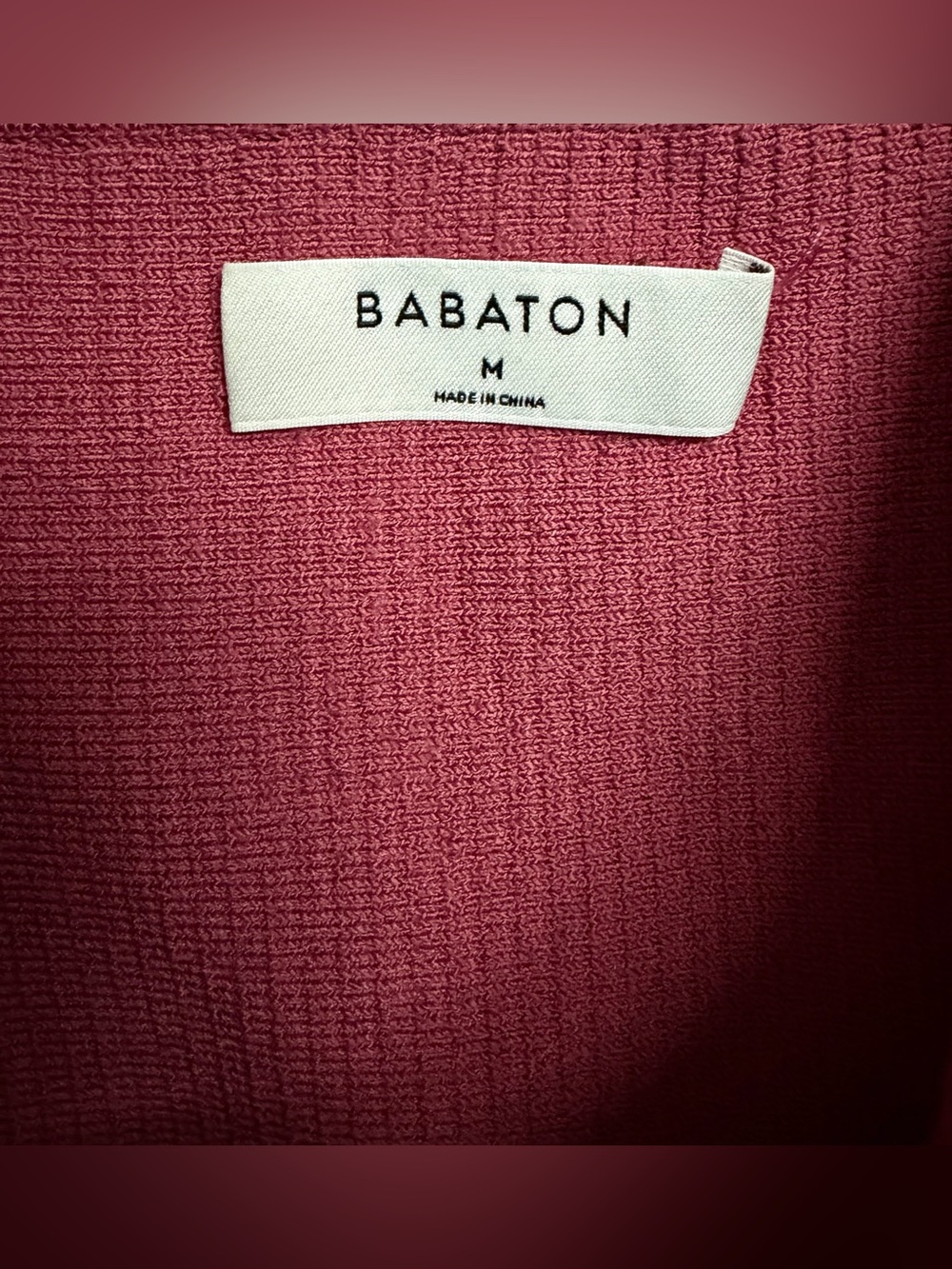 Babaton Ribbed Sculpt Knit Cropped Tank | Medium - Picture 3 of 3